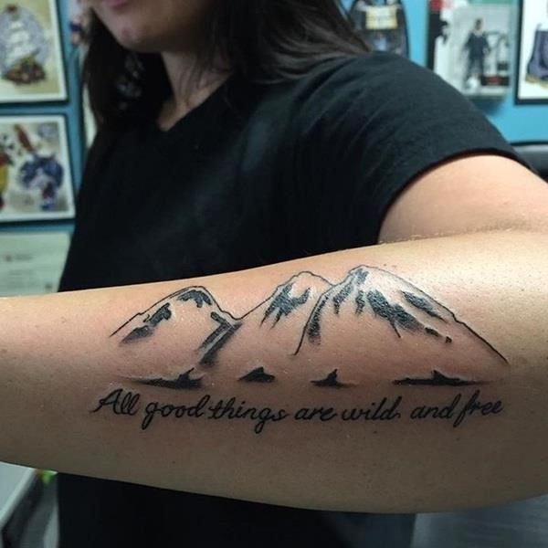 Mountain Tattoos for Women