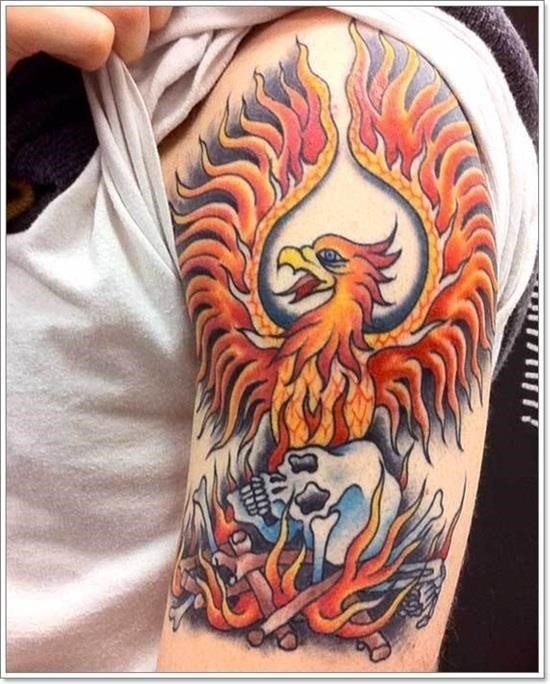 Phoenix Tattoo designs For Men 1