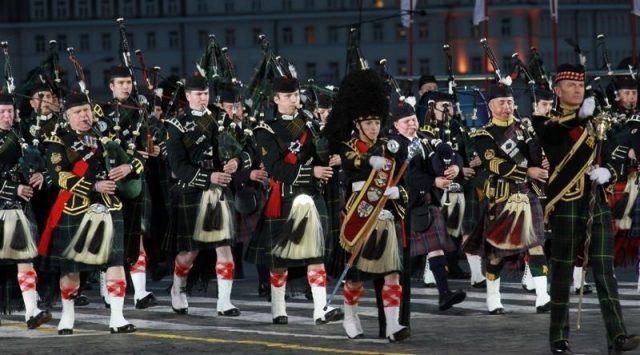 Picture of Military Tattoo Bagpipers