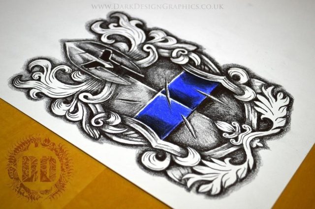 Police Tattoo Design