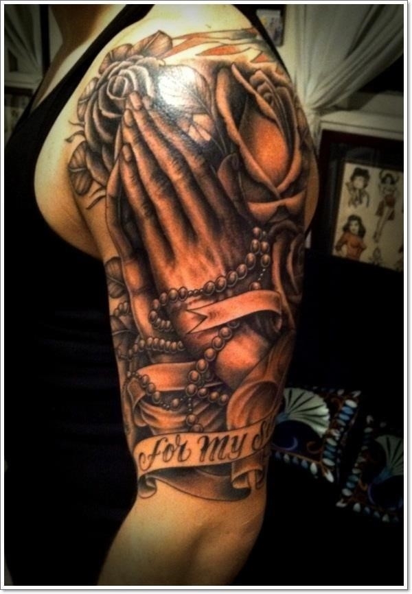 Praying Hands Tattoo