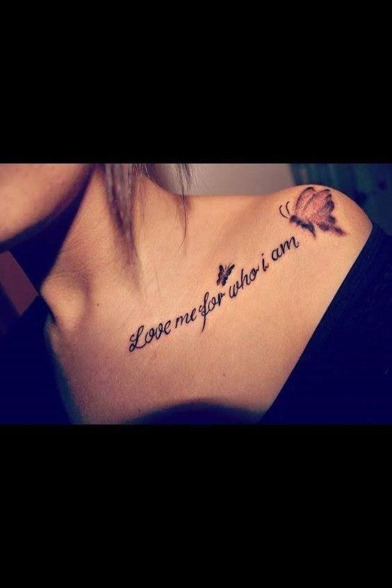 Quote Self Love Tattoos