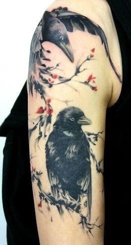 Raven Tattoo Designs7
