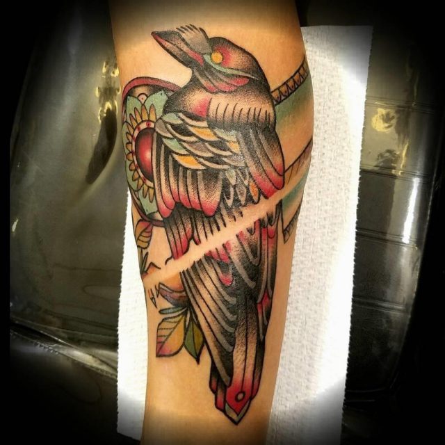 Raven tattoo  6