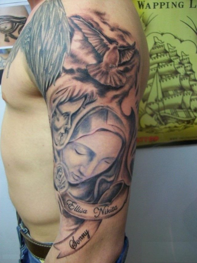 Religious Sleeve Tattoos