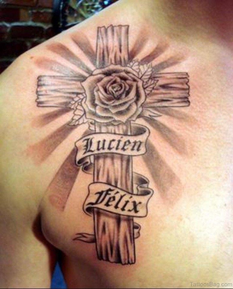 Chest Christian Tattoo