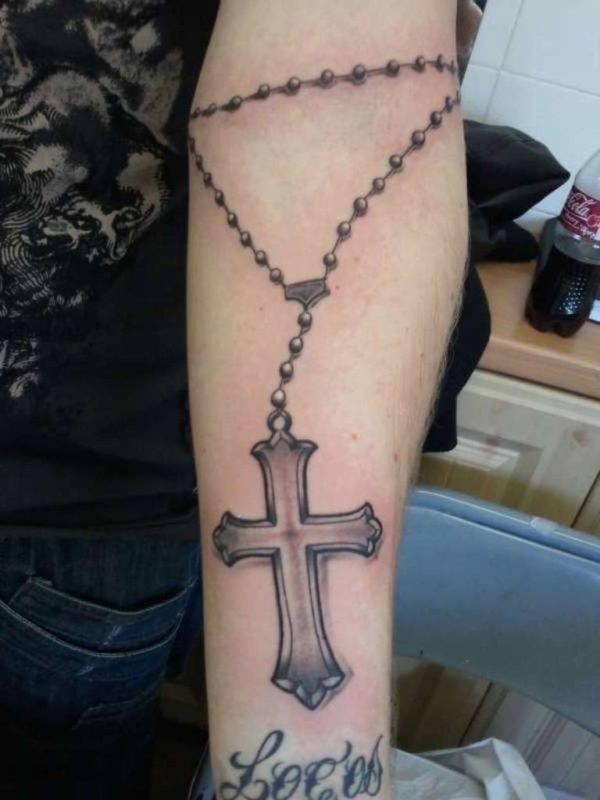 Rosary Cross Tattoo WT139 600×800