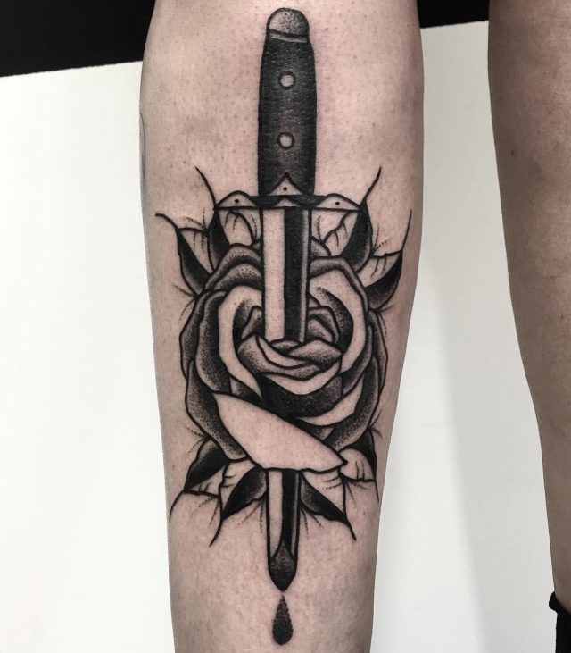 Rose Design Tattoo Art