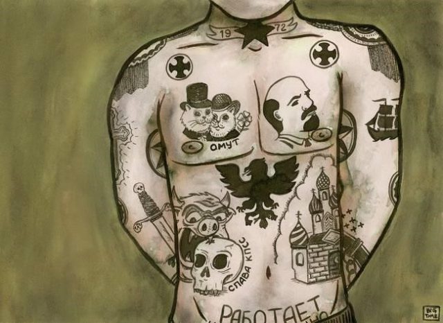 Russian Prison Tattoos art