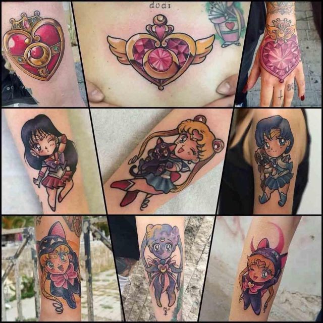 Sailor Moon Tattoo Designs by Korpus Domini