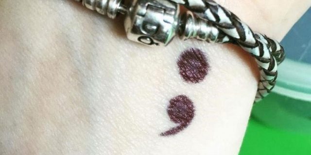 Semicolon Tattoo Idea