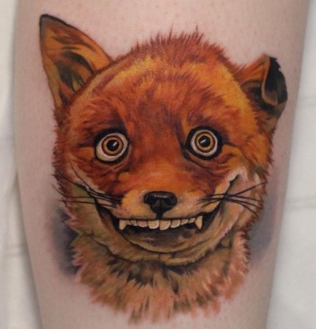 Shaggy Fox tattoo