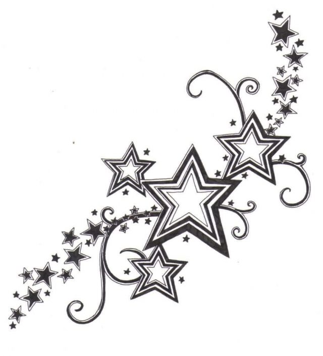 Shooting Star Tattoo Designs 2016 1