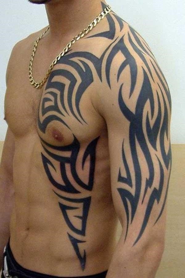 Shoulder Tribal Tattoos Design