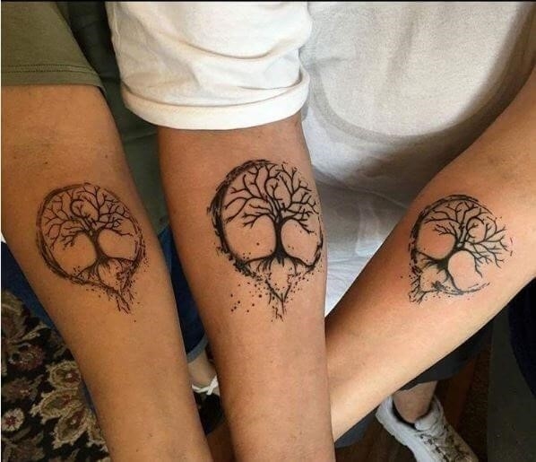 Sibling Tattoos Ideas 17