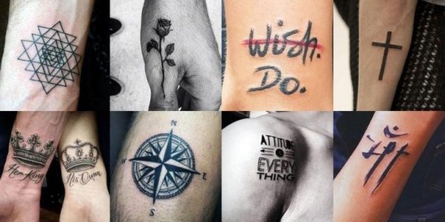 Simple and Small Tattoos For Men 800×400