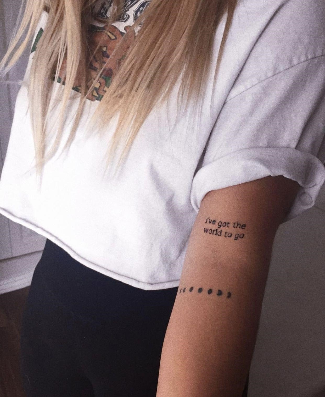 Tattoo tagged with small chang micro inner arm tiny ifttt little  latin script minimalist letter a  inkedappcom