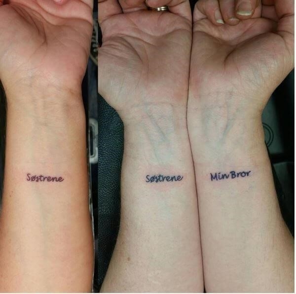 Small Sibling Tattoos Design and Ideas