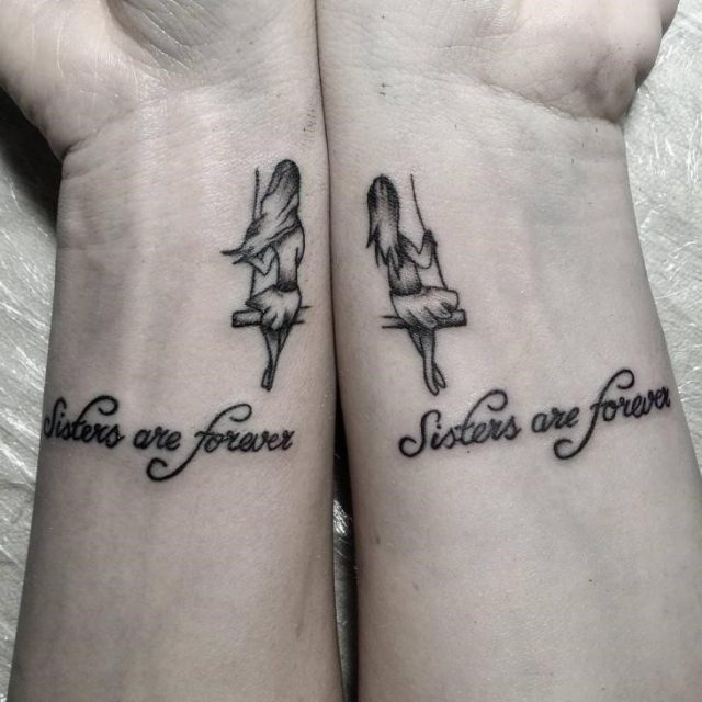 Small Sister Quote Tattoo1