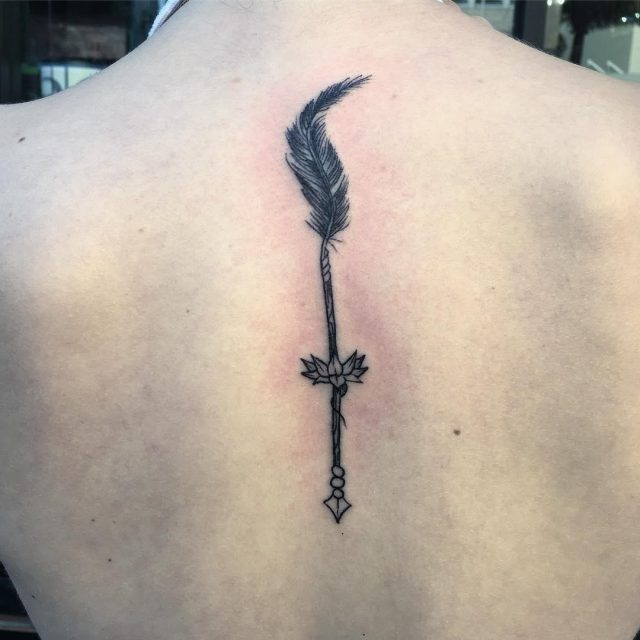Spine Tattoo  9