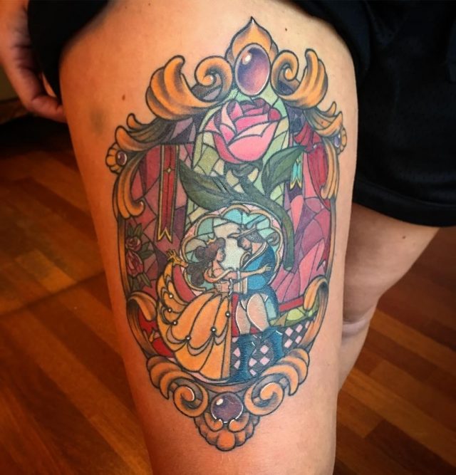 Stained Glass Tattoo  8