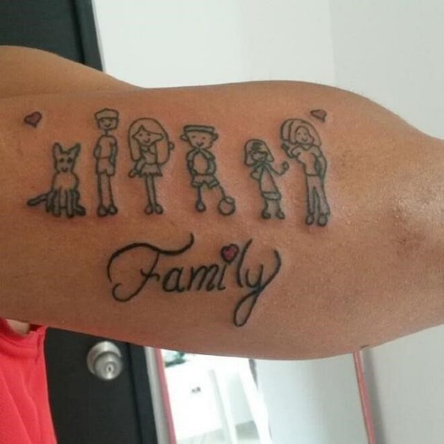 Stunning Small Family Tattoos