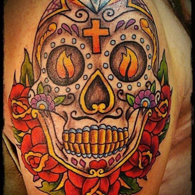 Sugar Skull Tattoos  26 650×650