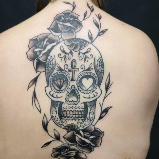 Sugar Skull Tattoos  34