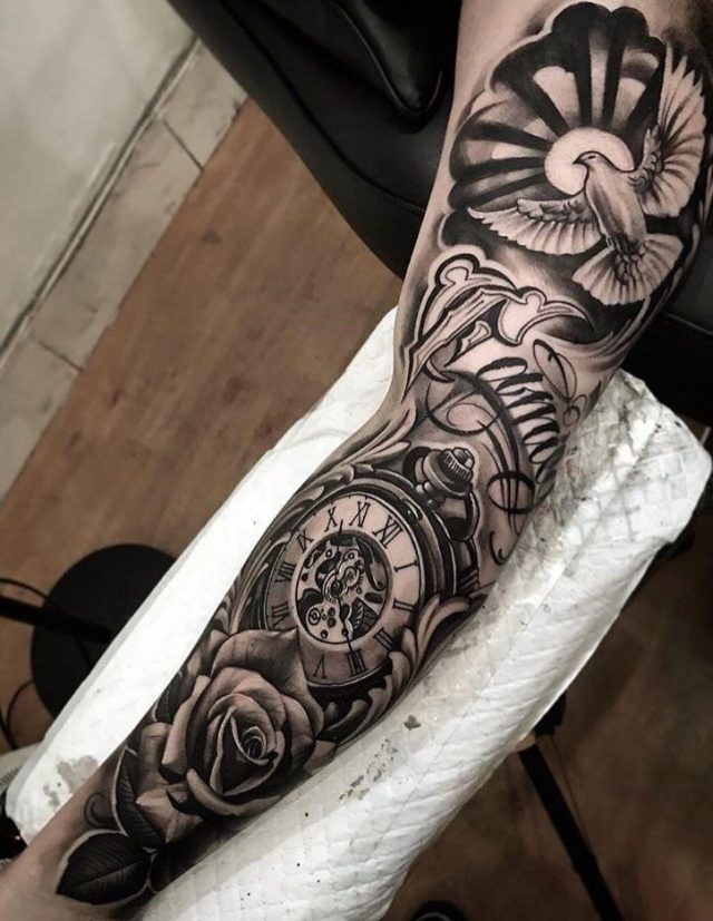 Tattoo Trends Like the shading and white style