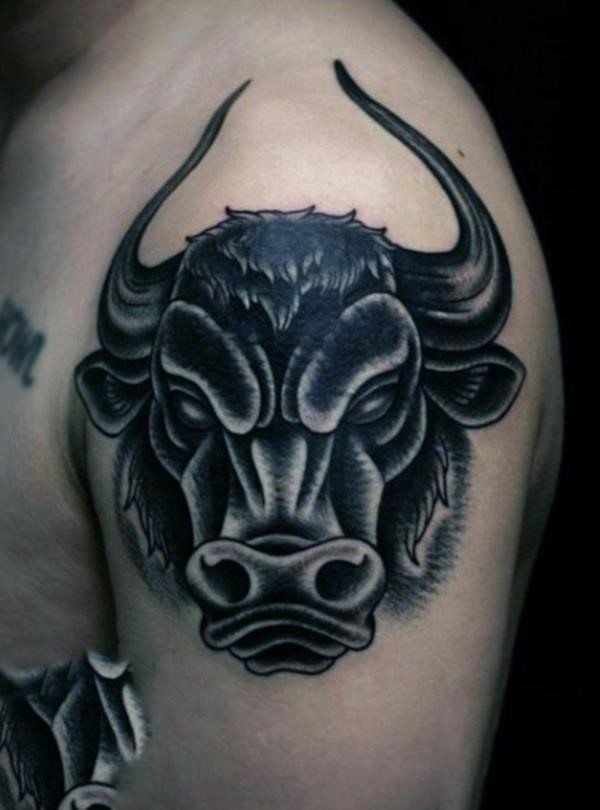 Taurus Zodiac Sign Tattoo Designs with Meanings1 1