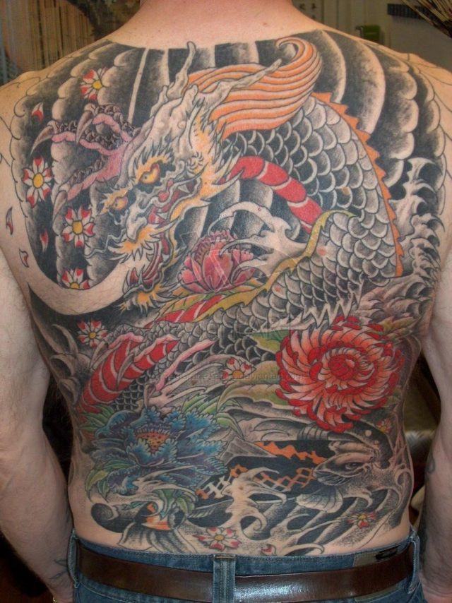 Traditional Japanese tattoo designs for men
