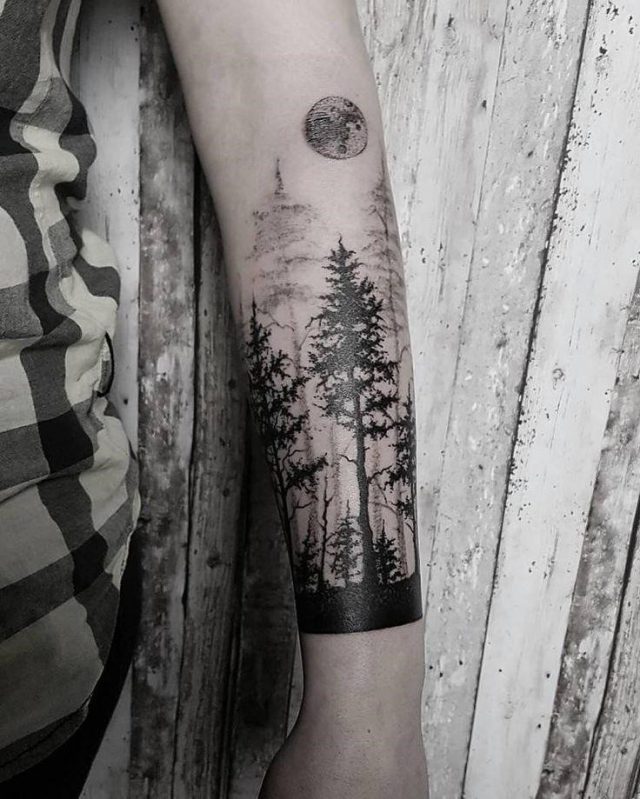 Tree Tattoo 40 Creative Forest Tattoo Designs and Ideas