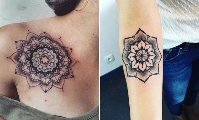 Trendy Mandala Tattoo Ideas for Women2