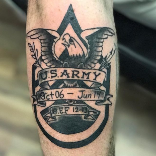 US Army Operation Enduring Freedom Tattoo