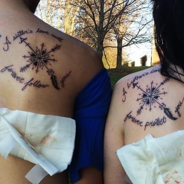 Unique Brother Sister Tattoos 57