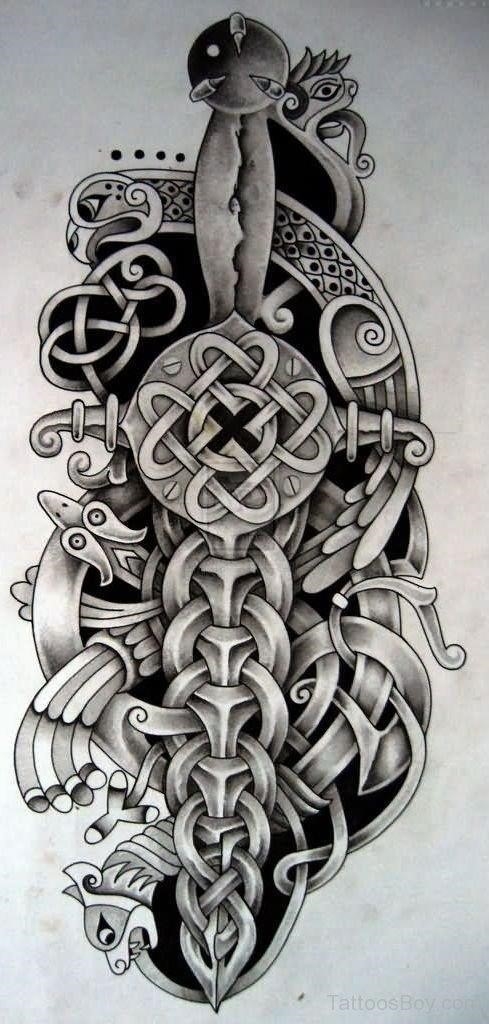 Scottish Triquetra Tattoo Design  LuckyFish Inc and Tattoo Santa Barbara