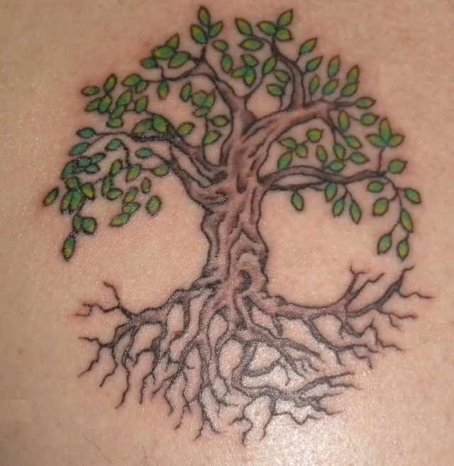 Wonderful Tree Of Life Tattoo Design
