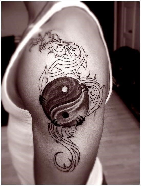 Yin Yang Tattoo Designs 6