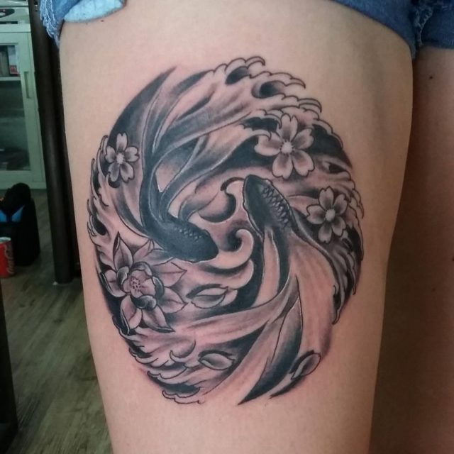 Yin Yang Tattoos  11