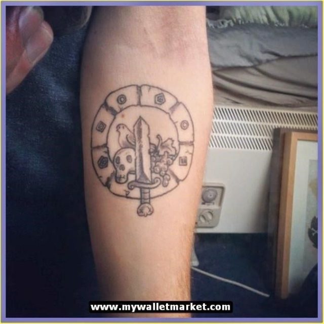 Adventure time tattoos arm