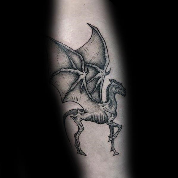 Amazing mens thestral tattoo designs