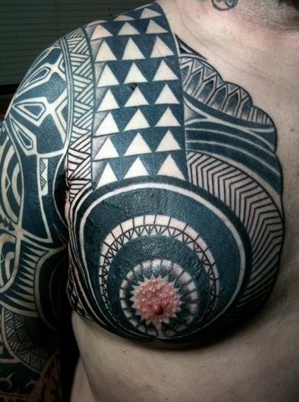Amazing polynesian tattoo
