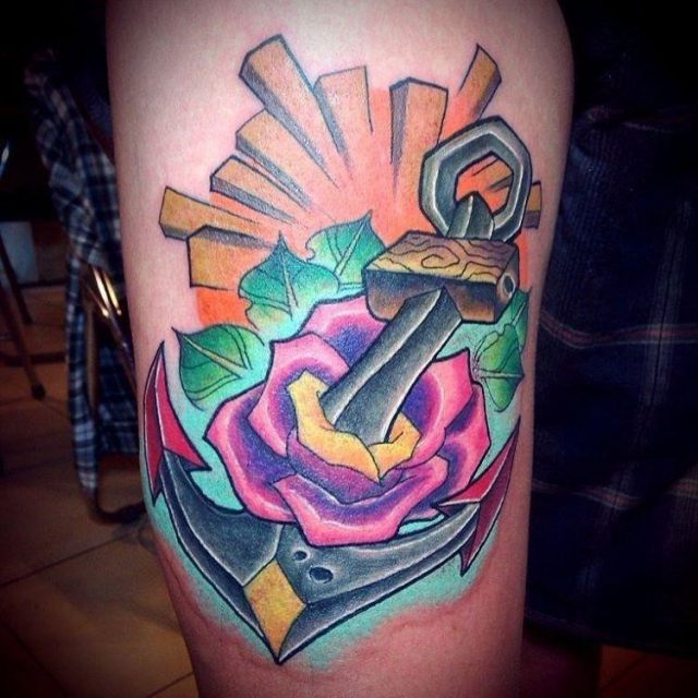 Anchor tattoo 33