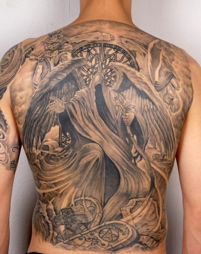 Angel tattoo 31 650×823