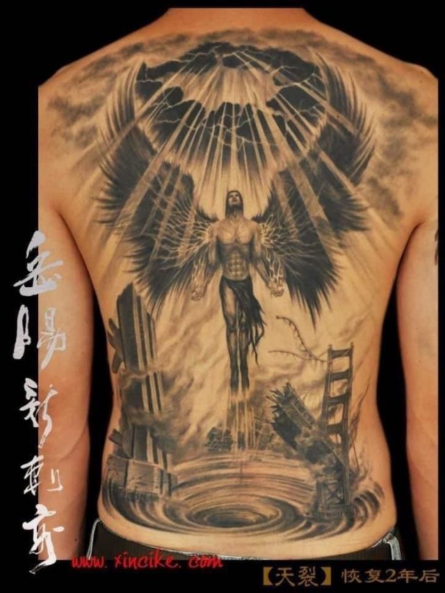 Angel tattoo 50