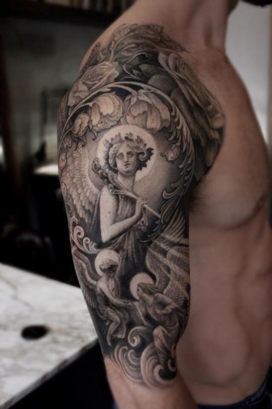 Angel tattoo arm beautiful