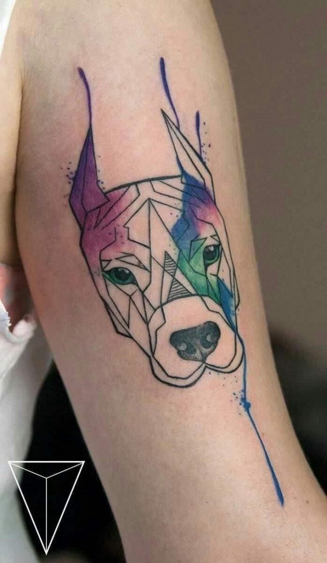 Animal watercolor tattos