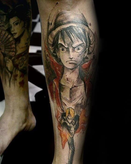 15 Amazing Anime Tattoos Design and Ideas For Anime Lovers