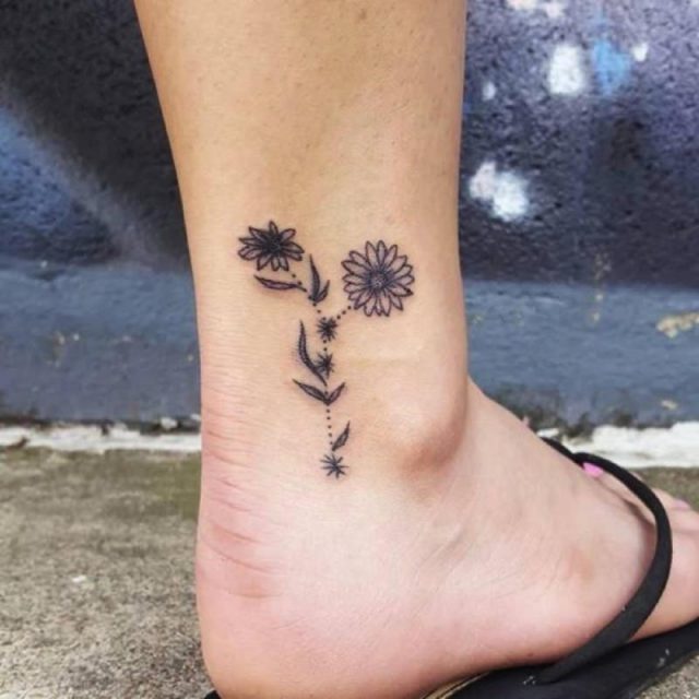 Ankle tattoo 1