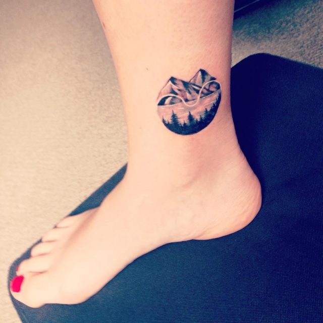 Ankle tattoo ideas for women 2